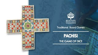 Pachisi The Game of Dice Indian Traditional Board Game [upl. by Annaeg718]