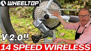 14 Speed Wireless Chinese Gravel Groupset  Wheeltop EDS GeX Install amp Ride [upl. by Asi60]