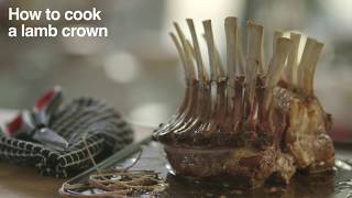 Crown Roast Of Lamb Recipe  Good Housekeeping UK [upl. by Hanleigh]