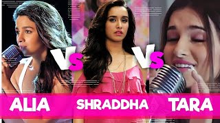 ALIA VS SHRADDHA VS TARA  MUSICAL WAR WHO IS YOUR FAVOURITE SINGER  SYAM N TRICKS [upl. by Nalyd]