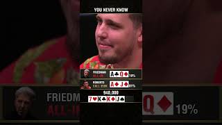 Extreme Luck in Poker WSOP [upl. by Wampler87]