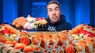 THIS ALL YOU CAN EAT SUSHI CHALLENGE ALMOST MADE ME BLOW UP Joel Hansen [upl. by Anitac]