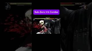 SUBZERO 51 COMBO mk9 mortalkombat subzero combo tagteam xray games pc [upl. by Tarr]