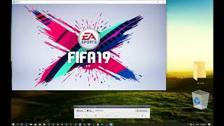 How to fix FIFA 19 stucked at loading screen No downloads  100  work [upl. by Wehhtam]