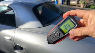 VDIAGTOOL VC200 Car Paint Thickness Gauge Review [upl. by Nirik]