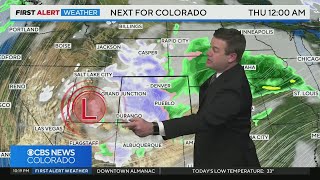 Tracking a midweek storm for Colorado [upl. by Llenal68]