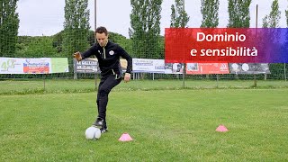 Allenamento alla tecnica individuale nel gioco del calcio Il dominio e sensibilità [upl. by Jamal261]