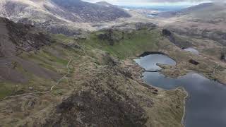 DJI Drone Video  SNOWDON 4k  60fps [upl. by Selrahcnhoj]