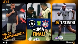 🚨CORINTHIANS x Botafogo é DECISÃO  Números e DIVIDAS apresentados  MEMPHIS já treina em campo [upl. by Phi]