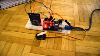 Controlling Servo with RFID Card Reader Arduino [upl. by Tterej125]