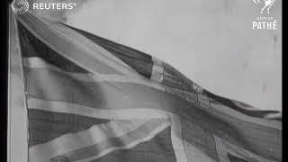 Englands flag and anthem 1936 [upl. by Aenotna]