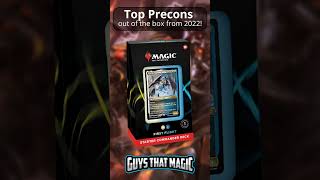 15 Starter Commander Decks Honorable Mentions  Top 20 Precon Commanders of 2022  Magic shorts [upl. by Ytsim50]