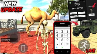 आ गया New Update 🤩 indian bike driving 3d Kankal Character☠️ Camel Cheat Code live [upl. by Oliviero]