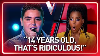 INCREDIBLE 14YearOld SUPERTALENT steals the show on The Voice  Journey 327 [upl. by Enilarak413]