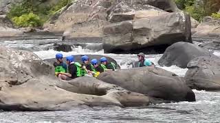 Ohiopyle 22 Sept 2024 Rafters at Railroad Rapids [upl. by Antoinette]