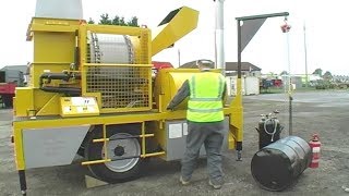 Parker  Phoenix RoadStar Mini Mobile Asphalt Patching Plant Setup amp Operation [upl. by Brit]