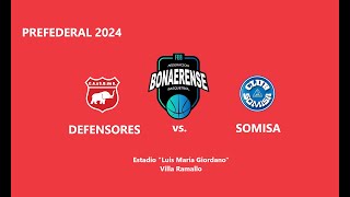 PREFEDERAL 2024  DEFENSORES DE BELGRANO VS SOMISA [upl. by Archle447]