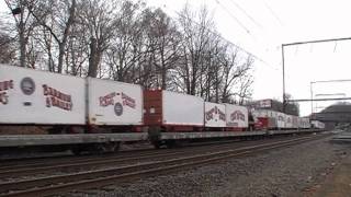 The Ringling Bros Circus Train Rare SEPTA Moves and More at Woodbourne on Presidents Day [upl. by Auburn]