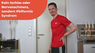 Kein Ischias oder Nervenschmerz sondern Piriformis Syndrom  Erklärung und Übung zum lösen [upl. by Mathi]