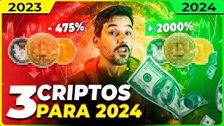 3 CRIPTOMOEDAS PROMISSORAS PARA INVESTIR PARA 2024 [upl. by Mya]