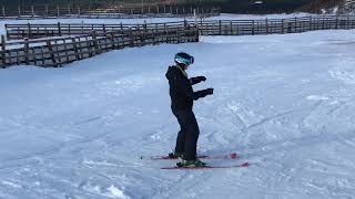 Alice Learns To Ski  at Nevis Range  Week 6 [upl. by Thalassa]