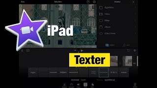 Redigera i iMovie på iPad  Lägg till texter i ditt videoprojekt del3 [upl. by Ateiram]