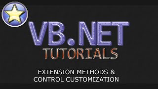 VBNET Tutorial  Extension Methods  Custom Controls Visual Basic NET [upl. by Prady]