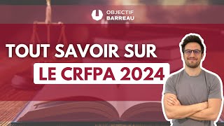 CRFPA  REPLAY Tout savoir sur le CRFPA 2024 [upl. by Triny]