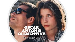 French songs with English captions  OSCAR ANTON amp CLEMENTINE  Nuits dété [upl. by Arolf324]