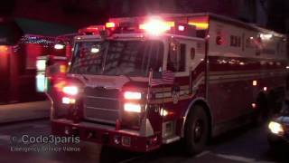 FDNY Rescue 1 Responding with Twin Air Horns [upl. by Wilde527]