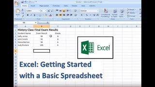 Excel HowTo Starting a Basic Spreadsheet [upl. by Nutsud]