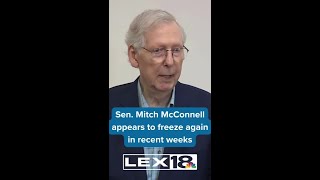 Sen Mitch McConnell appears to freeze again during Kentucky event [upl. by Ahseym]