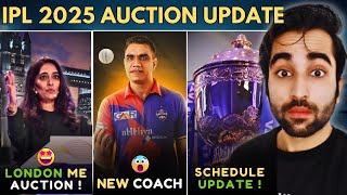 IPL 2025 BREAKING Mega Auction in LONDON 😲 Schedule Update  RETAINED Players List in November [upl. by Zednanref]