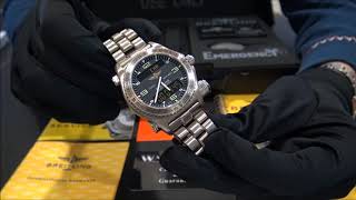 Breitling Emergency Titanium Black Dial  WatchesGMT [upl. by Reizarf772]