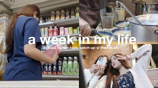 vlog 🥡🥢 kfood ramen hunt  catching up w friends [upl. by Eiruam335]