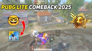 😍PUBG LITE COMEBACK 2025 IN INDIA  PUBG LITE WITHOUT VPN BGMI LITE RELEASE DATE  CHEATER ID BAN [upl. by Cheslie]