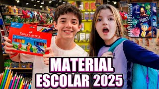 COMPRANDO NOSSO MATERIAL ESCOLAR 2025 [upl. by Harleigh401]