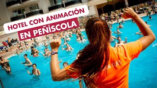 HOTEL en PEÑISCOLA con ANIMACIÓN 🥳🏨 [upl. by Noerb]