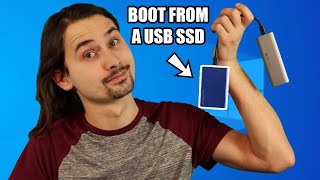 How To Boot Windows 10 From An External SSD Or Hard Drive Quick And Easy [upl. by Giark489]