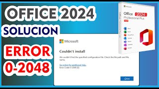 SOLUCION AL ERROR AL INSTALAR OFFICE 2024  ERROR 02048 [upl. by Rao]