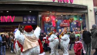 The Wombles launch their single Wombling Merry Christmas at HMV Oxford Street London [upl. by Anselmo]