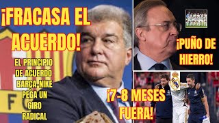 El principio de acuerdo BarçaNike PEGA UN GIRO y La Liga le pone fecha límite Las MEDIDAS DRÁSTICA [upl. by Honoria841]