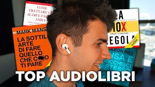 Top 7 Audiolibri da Ascoltare ASSOLUTAMENTE 🎧 [upl. by Sessylu]