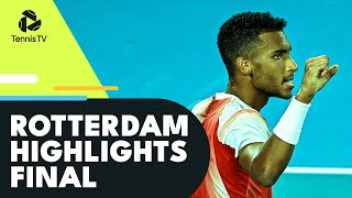 Stefanos Tsitsipas vs Felix AugerAliassime For The Title  Rotterdam 2022 Final Highlights [upl. by Gnuhc]