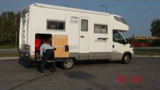 Porta ScooterEelettrico per camper  Salita [upl. by Carolyn]