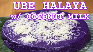 Ube Halaya with Coconut Milk Recipe [upl. by Emilio114]