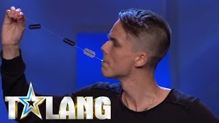 Ervin Veisz riskerar livet på scenen i Talang 2017  Talang TV4 [upl. by Demakis]