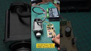 Nema23 Stepper Motor  M556C Microstep Driver diyproject cncmachine steppermotor [upl. by Ludlow]