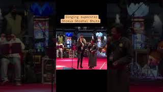 Shreya Ghoshal Live Singing Ladakhi Song With Rinchen Ji shreyaghoshal rinchenjibhutanlove [upl. by Aneeram]