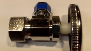 How to Fix a Leaky ShutOff Valve in Seconds [upl. by Anaujik]